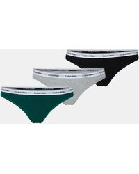 Calvin Klein - 3 Pack Thongs - Lyst