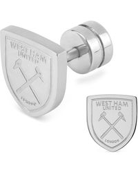 Team - Officially Licensed Stainless Steel Earring - Lyst
