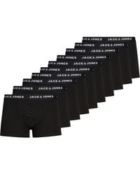 Jack & Jones - Solid 10-pack Boxer Trunks - Lyst