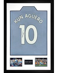 The Fan Cave - Sergio Aguero Signed Manchester City Shirt Premium - Lyst