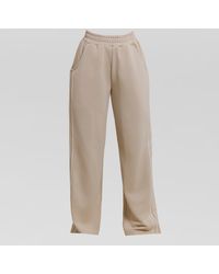 Mars the Label - Kiera Open Hem Fleece Jogging Bottoms - Lyst