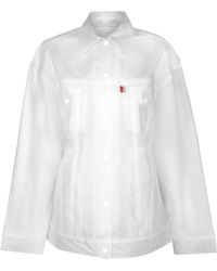 levis clear trucker jacket