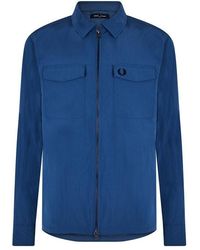 Fred Perry - Nylon Overshirt - Lyst