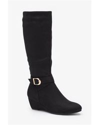 Be You - Ultimate Comfort Buckle Wedge Boot - Lyst