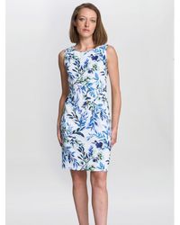 Gina Bacconi - Gretel Floral Shift Shirt Dress - Lyst