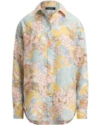 Ralph Lauren - Long Sleeve Blouse - Lyst