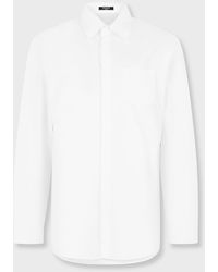 Balmain - Emblam Long Sleeve Plain Shirt - Lyst