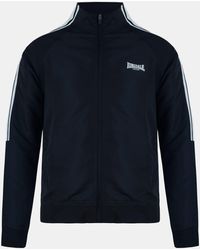 Lonsdale London - Ess Wov Full Zip Long Sleeve Mesh Lined Tracksuit Top - Lyst