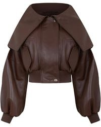 Balenciaga - Bal Collared Leather Ld64 - Lyst