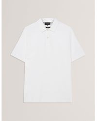 Ted Baker - Mercerised Short Sleeve Polo Shirt - Lyst