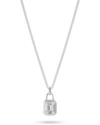 Common Lines - Solitaire Necklace - Lyst