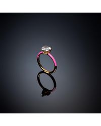 Chiara Ferragni - Love-Tone Eye Logo Band Ring - Lyst