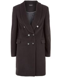 James Lakeland Double Breasted Coat - Black