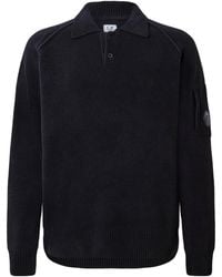 C.P. Company - Cp Chenille Polo Sn64 - Lyst