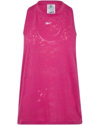 Reebok - Burnout Tank Performance Gym Vest - Lyst