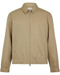 Maison Kitsuné - Elasticated Zip Blouson Harrington Jacket - Lyst