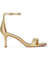 Ralph Lauren - Allie Mid Heeled Sandals - Lyst