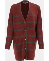 Miso - Knit V Neck Button Cardigan - Lyst