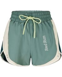 Red Run - Skyline Colourblock Running Shorts - Lyst