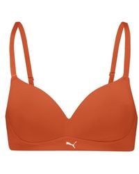 PUMA - Soft Lightly Lined Bralette - Lyst
