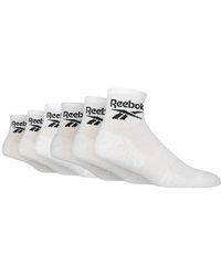 Reebok - 6 Pair Sports Ankle Socks - Lyst