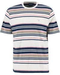 Barbour - Aickmen Tailored Striped T-Shirt - Lyst