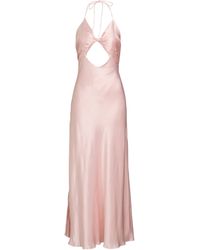 Bardot - Isola Halter Neck Viscose Maxi Dress - Lyst