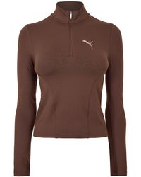 PUMA - Train Reg Length Half Zip Fleece - Lyst