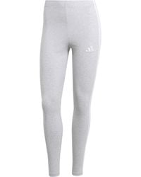 adidas - Essentials 3 Stripe Leggings - Lyst