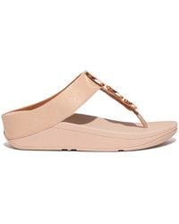 Fitflop - Fit Flop Halo Shimmer Toe-Post Sandals - Lyst