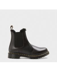 Dr. Martens - 2976 Leonore Fur Lined Chelsea Boot - Lyst