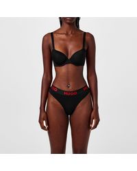 HUGO - Stretch Cotton Thong - Lyst