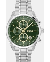 BOSS - Gents Grand Prix Chronograph With Dial - Lyst