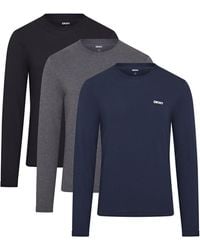 DKNY - 3-Pack Long Sleeve T-Shirt Warriors - Lyst