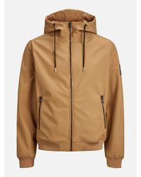 Jack & Jones - Zipped Hooded Softshell Jacket - Lyst