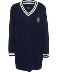 Tommy Hilfiger - Crest Sweater Jumper Dress - Lyst