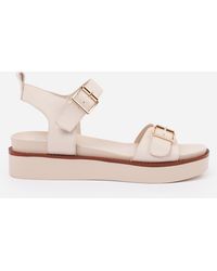 Where's That From - Creampu Isabel Double-Buckle-Strap Platform Sandal - Lyst
