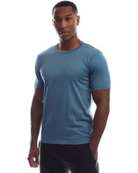 C.P. Company - 70/2 Mercerized Jersey Logo Patch T-Shirt - Lyst