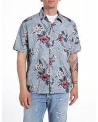 Replay - Floral Print Sn42 - Lyst