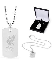 Team - Officially Licensed Stainless Steel Dog Tag And Ball Chain - Lyst