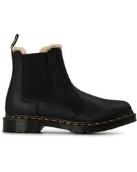 Dr. Martens - 2976 Leonore Fur Lined Chelsea Boot - Lyst