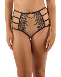 Playful Promises - Octopus Embroidery High Waist Brief - Lyst