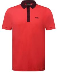 BOSS - Paule Rib Polo Shirt - Lyst