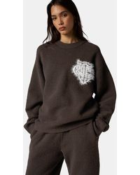 The Couture Club - Fluffy Knit Crew Sweater - Lyst