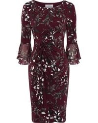 Gina Bacconi - Kristin Floral Sheath Dress - Lyst