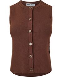 DKNY - Knitted Top - Lyst