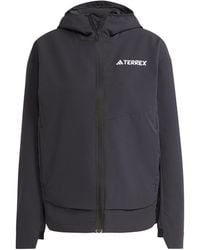 adidas - Terrex Multi Long Sleeve Zip Softshell Jacket - Lyst