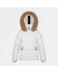 ARCTIC ARMY - Puffer Og Hooded Long Sleeve Short Puffer Jacket - Lyst