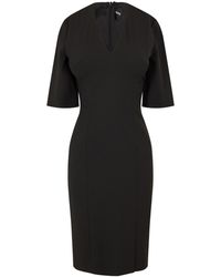 BOSS - Daleno Wrap Dress - Lyst