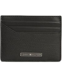 Tommy Hilfiger - Business Saffiano Leather Card Holder - Lyst